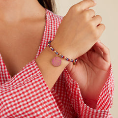 Willy Wonka Chocolate Factory' Beaded Charm Bangle, Bracelets, $ 24.90, A Moment Of Now™