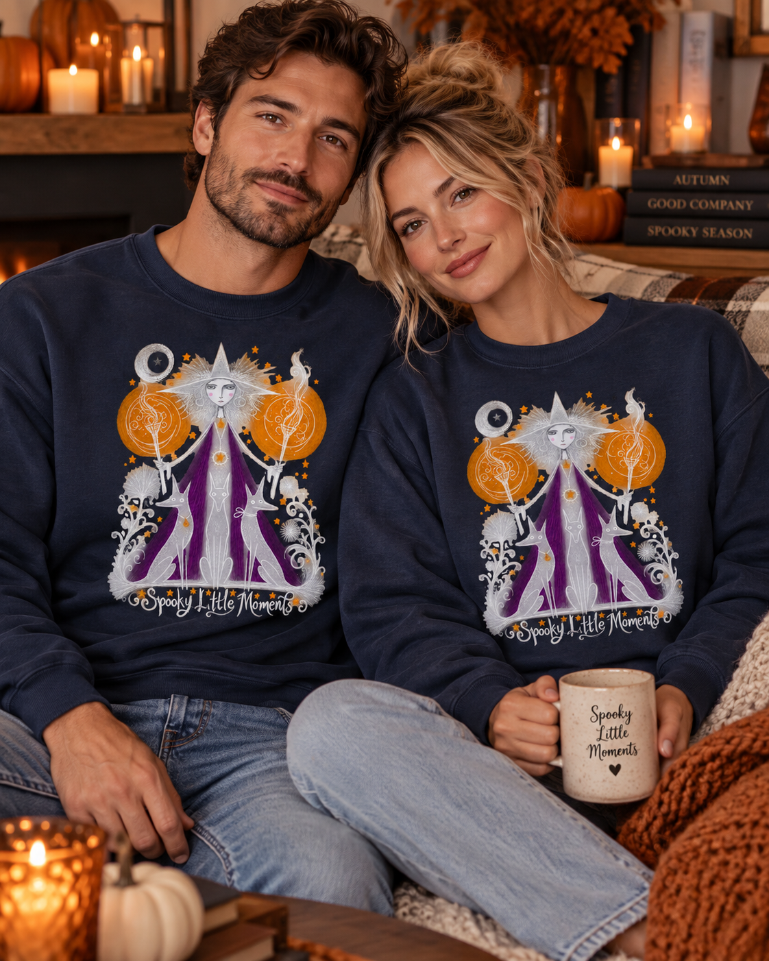 Witchy Halloween Sweatshirt — Spooky Little Moments Crewneck