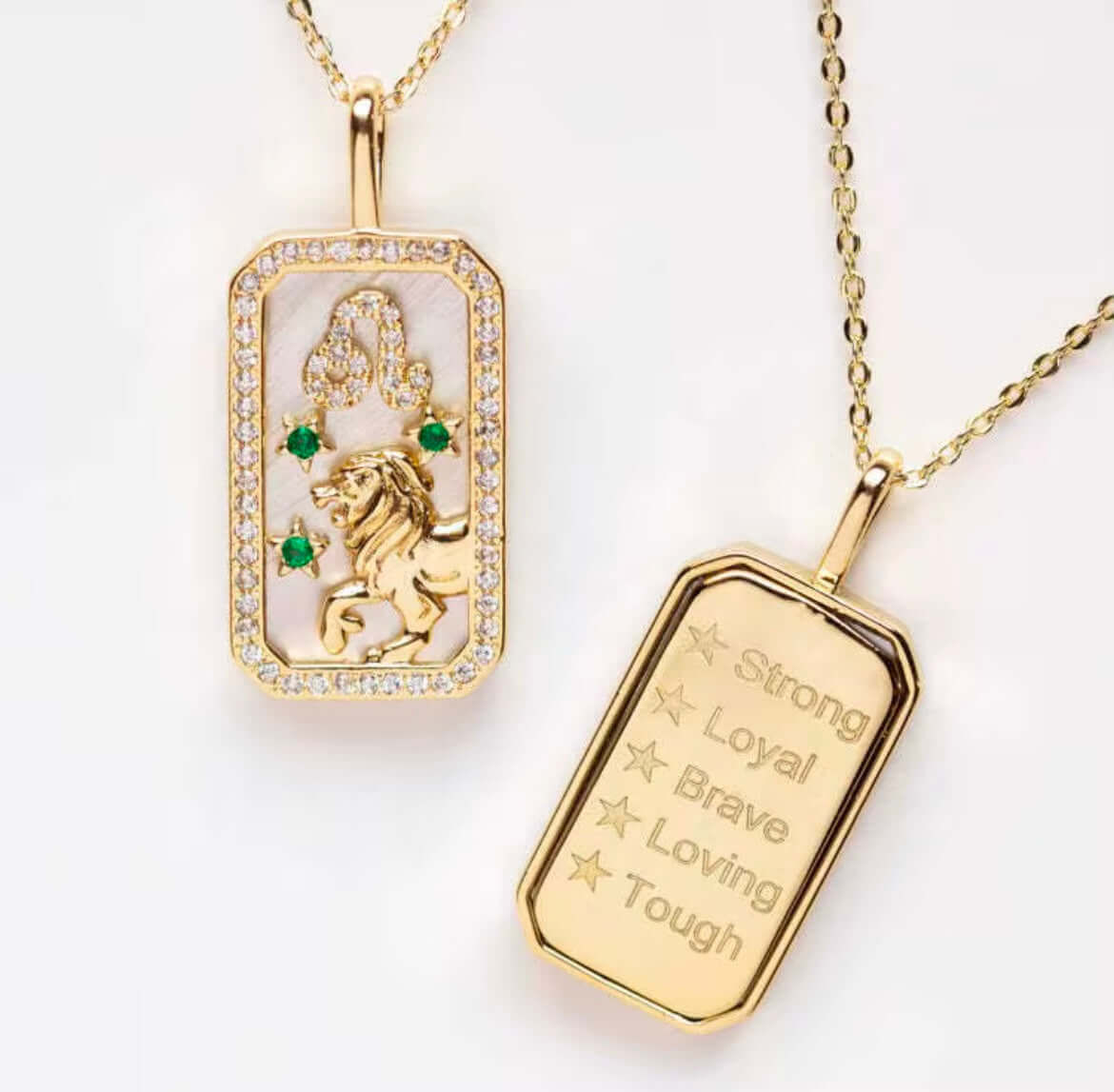 Zodiac 18K Gold Plated Necklace - Celestial Elegance, Necklaces, $ 38.00, A Moment Of Now™