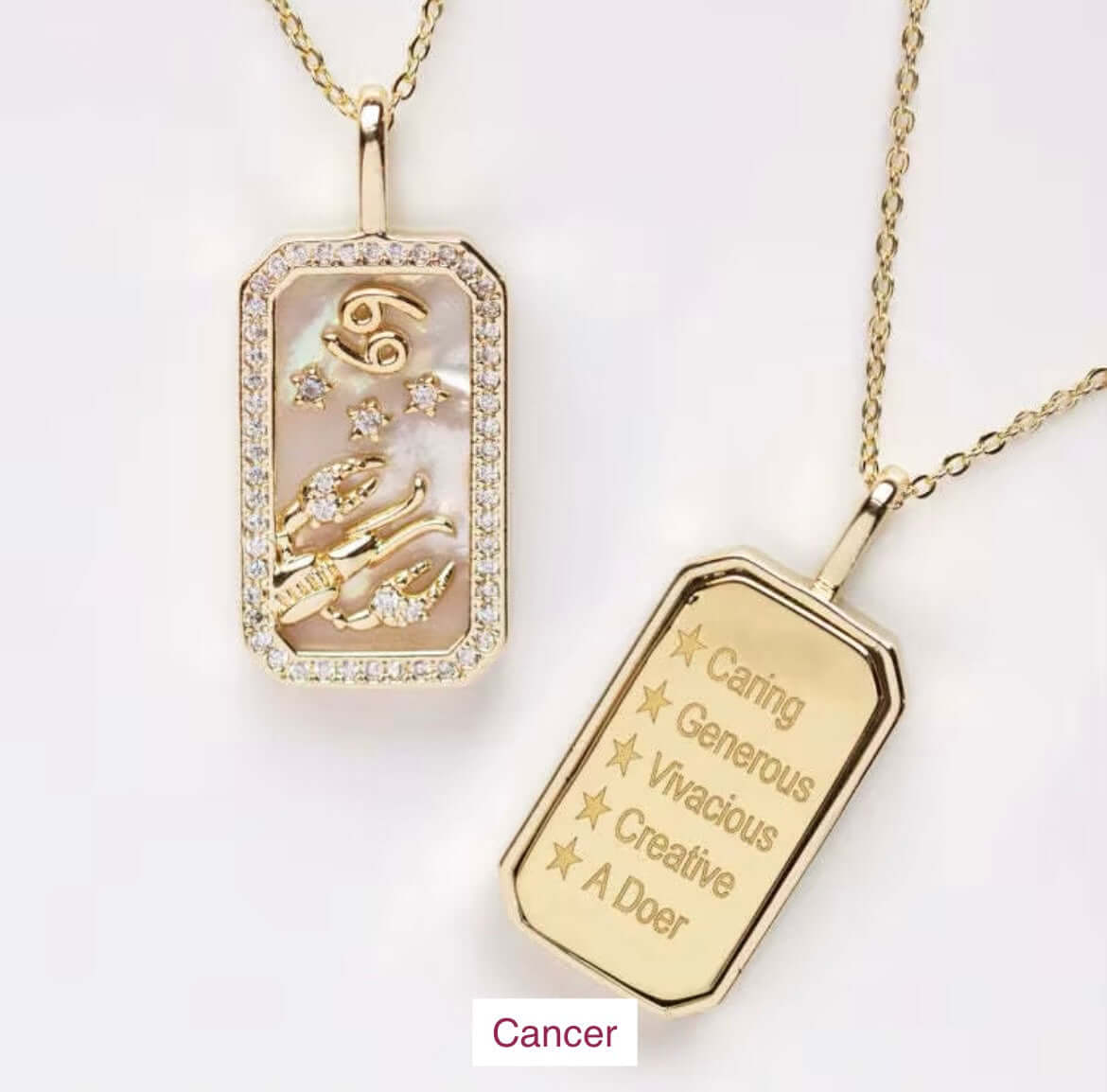 Zodiac 18K Gold Plated Necklace - Celestial Elegance, Necklaces, $ 38.00, A Moment Of Now™