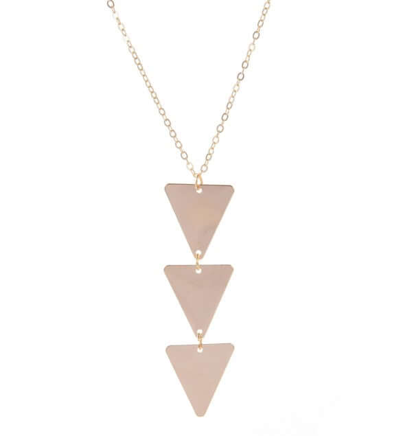 Triangle Life Pendant Long Necklace | Modern Jewelry, Necklaces, $ 15.95, A Moment Of Now™
