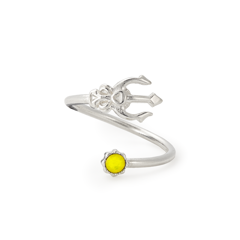 Trident Yellow Stone Wrap Ring, Rings, $ 19.90, A Moment Of Now™
