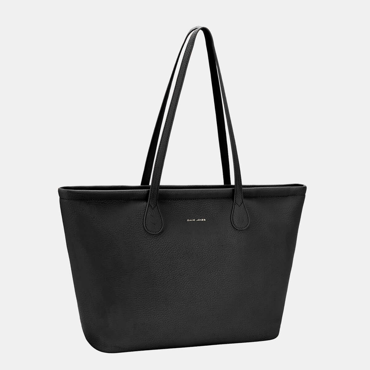 David Jones PU Leather Tote Bag - Chic & Versatile, Totes, $ 49.00, A Moment Of Now™