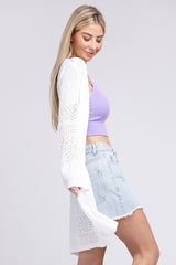 Shop Women's Texture Open Front Knit Cardigan | USA Boutique Clothing , Cardigans, USA Boutique
