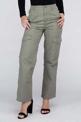 Everyday Wear Elastic-Waist Cargo Pants, Ambiance Apparel, $ 32.95