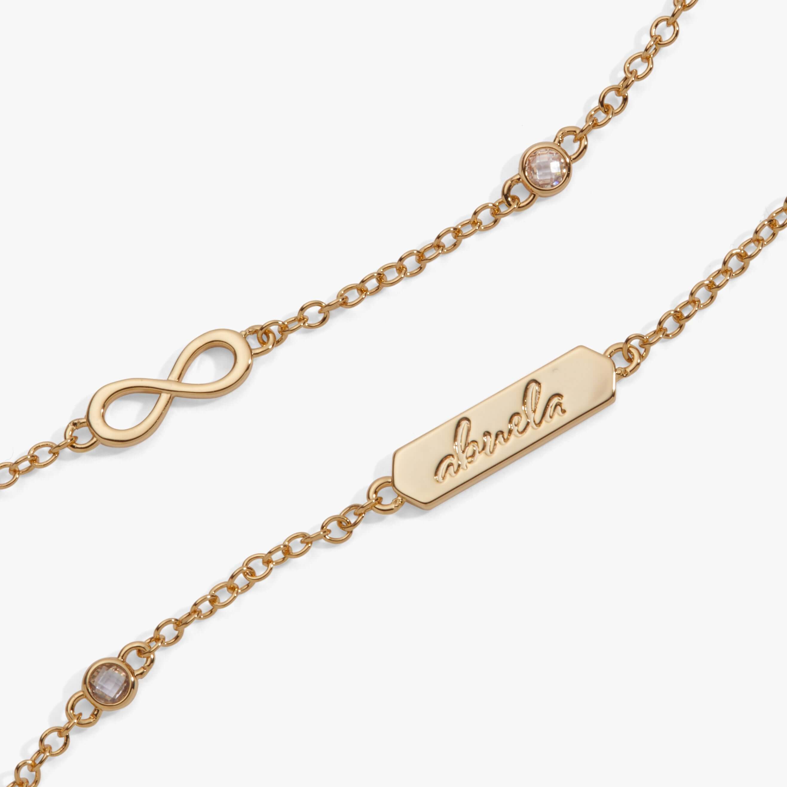 Abuela Infinity Chain Double Strand Bracelet, Bracelets, $ 38.00, A Moment Of Now™