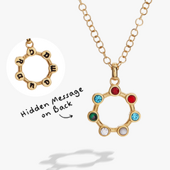 Grandma Hidden Message Acrostic Necklace, Necklaces, $ 23.90, A Moment Of Now™