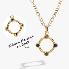Wife Hidden Message Acrostic Necklace, Necklaces, $ 23.90, A Moment Of Now™