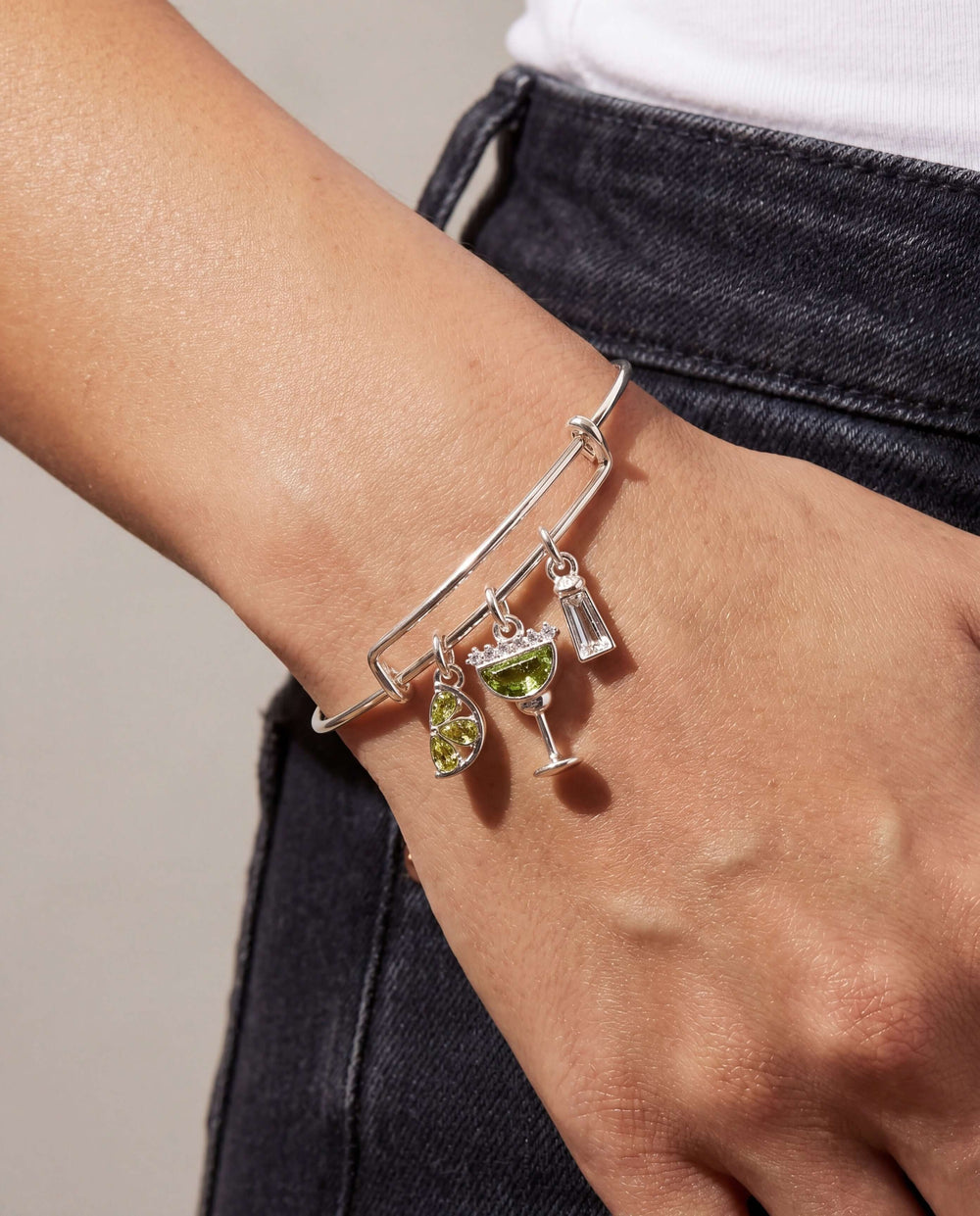 Margarita Charm Bangle, Bracelets, $ 38.00, A Moment Of Now™