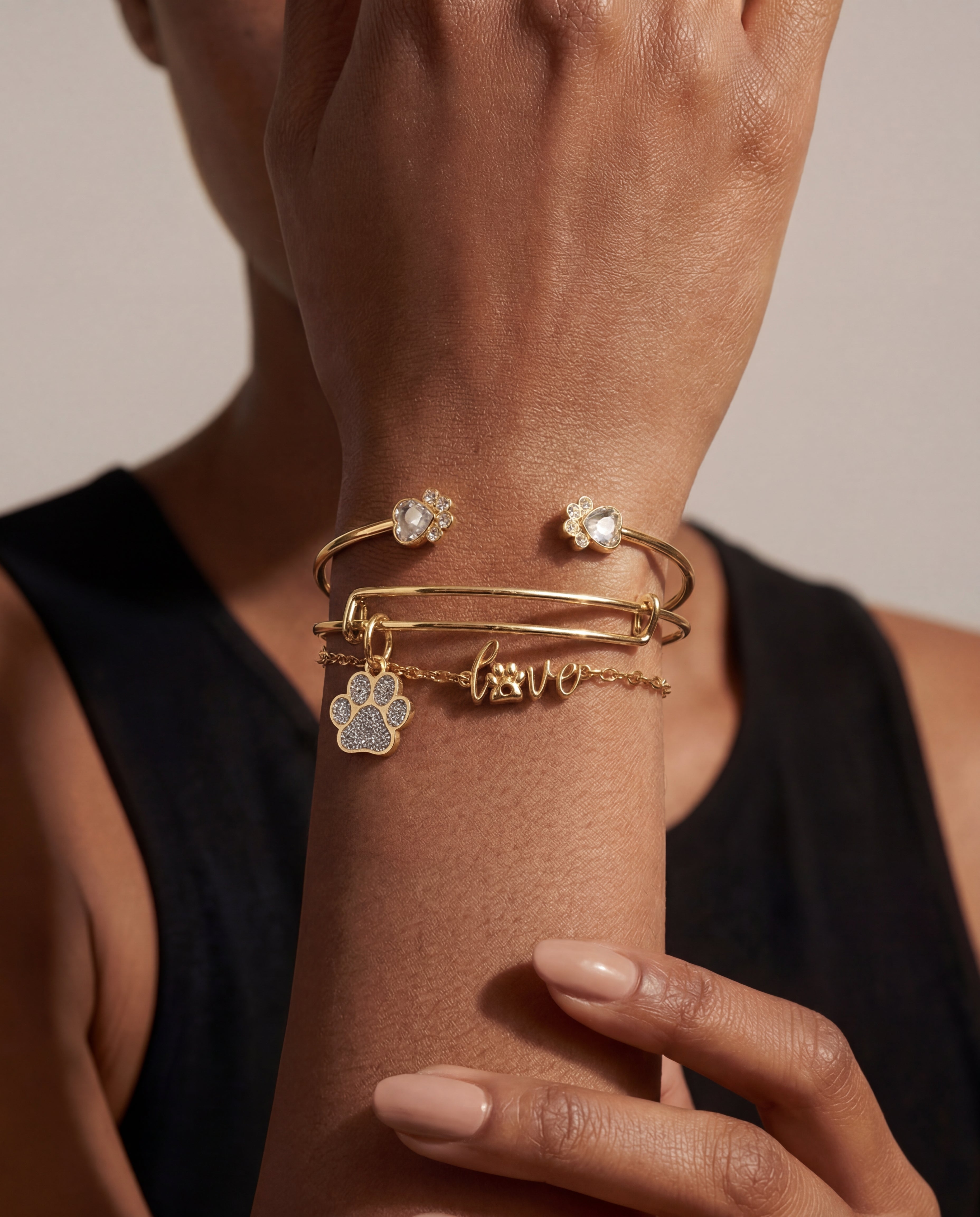 'Paws of Love' Bracelet Set of 3, Bracelets, $ 68.00, A Moment Of Now™