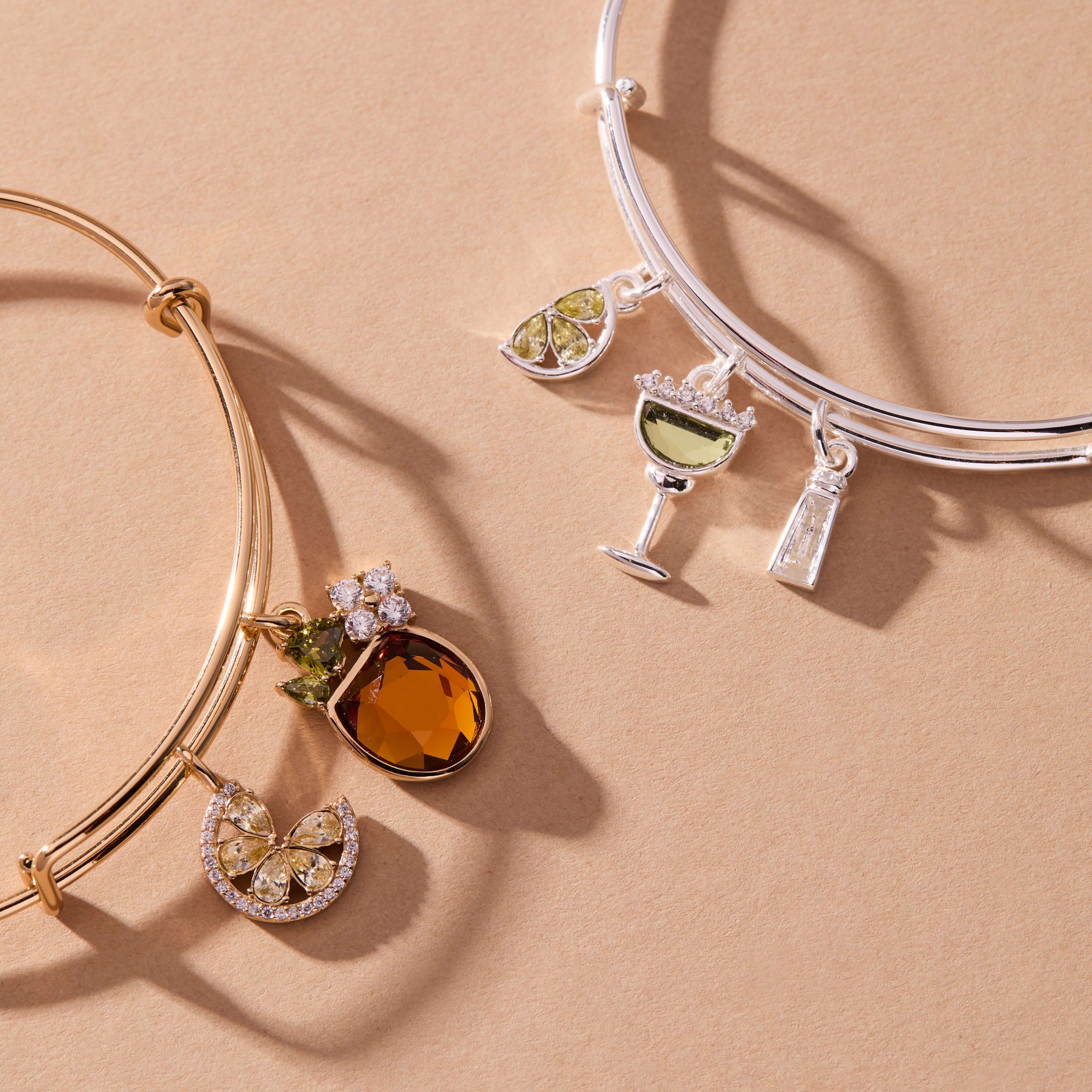Margarita Charm Bangle, Bracelets, $ 38.00, A Moment Of Now™