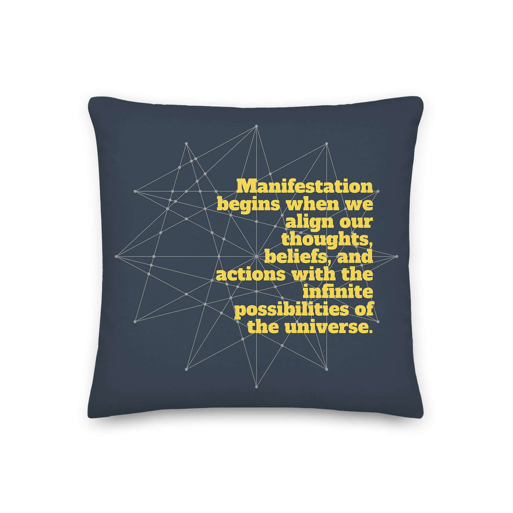 Manifestation Inspiration Quote Throw Pillow, Throw Pillows, $ 55.00, A Moment Of Now™