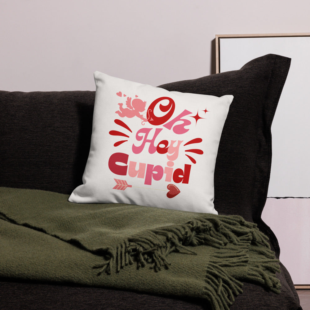 Shop Oh Hey Cupid Premium Throw Pillow Accent Cushion, Throw Pillows, USA Boutique