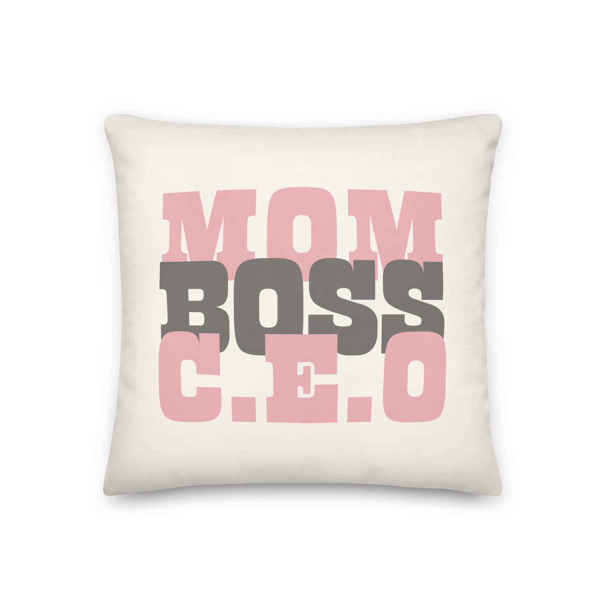 Shop Mom Boss C.E.O Graphic Premium Pillow Accent Cushion, Throw Pillows, USA Boutique