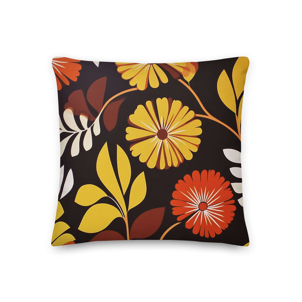Marvista Mid-Century Floral Pattern Throw Pillow, Throw Pillows, $ 55.00, A Moment Of Now™