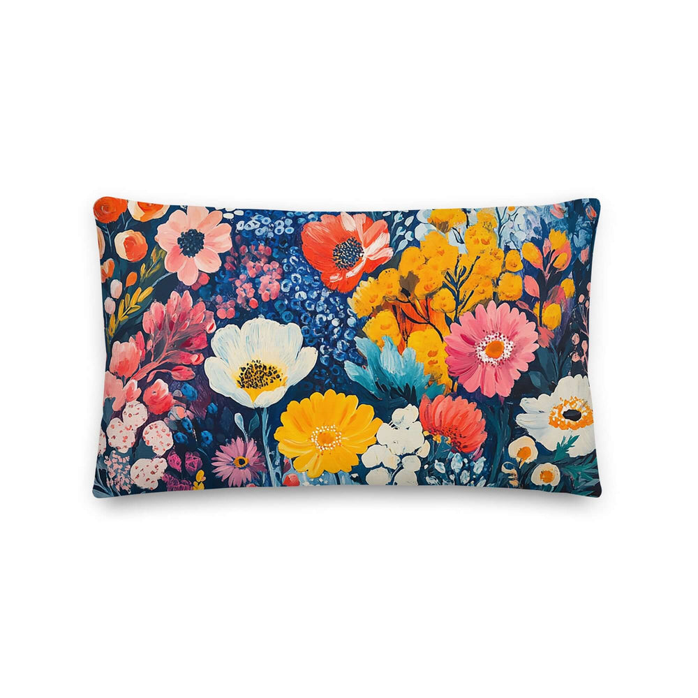Novella Abstract Floral Throw Pillow - Chic & Modern Accent, Throw Pillows, $ 68.00, A Moment Of Now™
