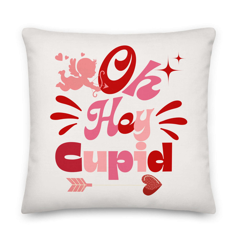 Oh Hey Cupid Premium Throw Pillow Accent Cushion, Throw Pillows, $ 45.00, A Moment Of Now™