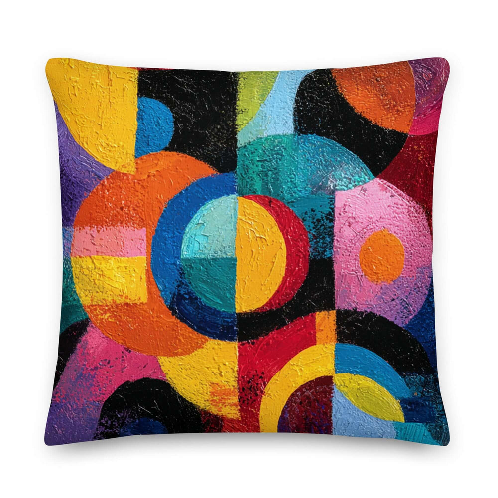 Élise Abstract Geometric Artwork Pillow Cushion, Throw Pillows, $ 62.00, A Moment Of Now™