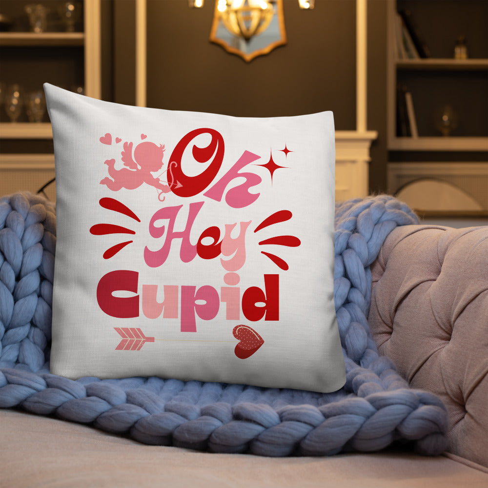 Shop Oh Hey Cupid Premium Throw Pillow Accent Cushion, Throw Pillows, USA Boutique