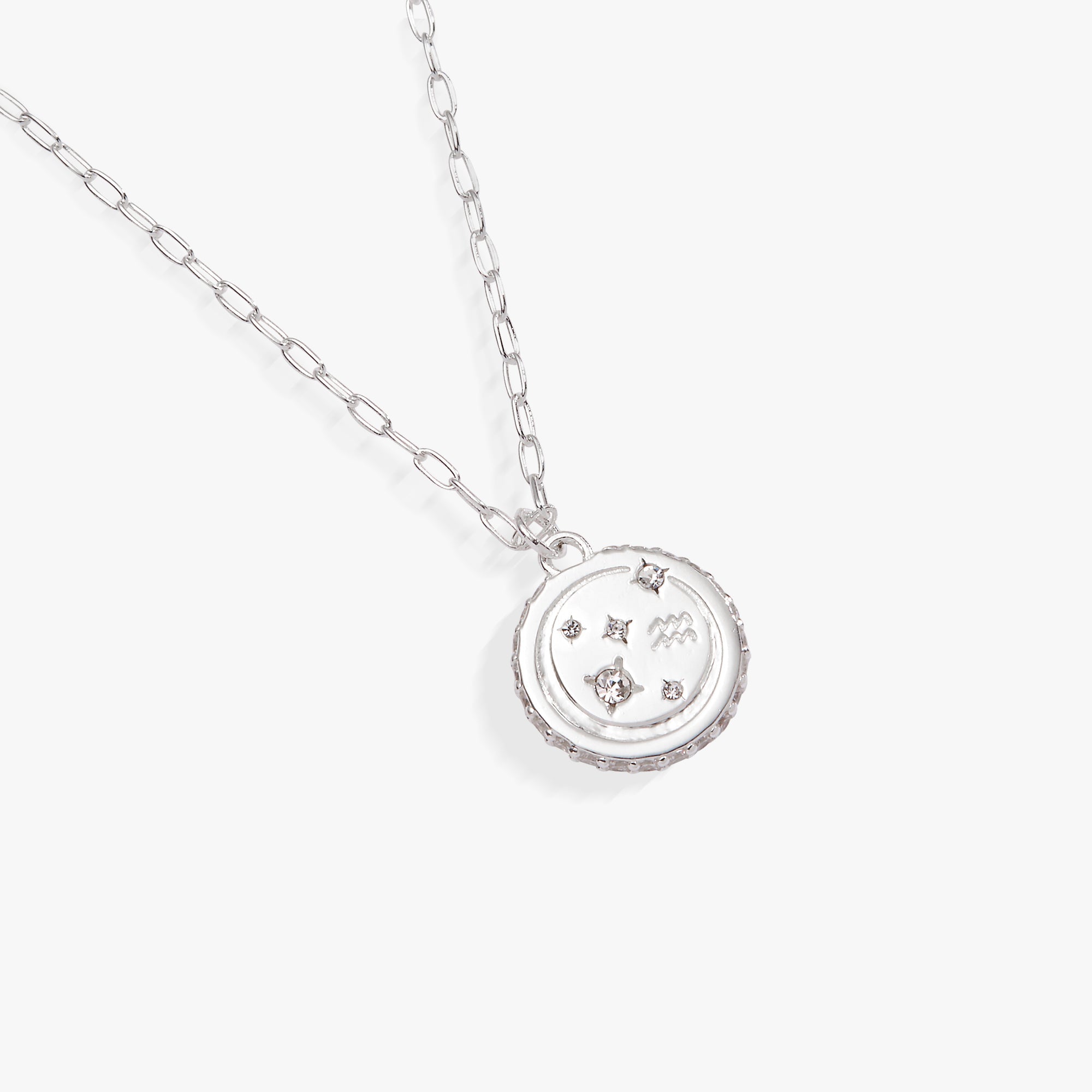 Aquarius Zodiac Precious Necklace, Necklaces, $ 88.00, A Moment Of Now™