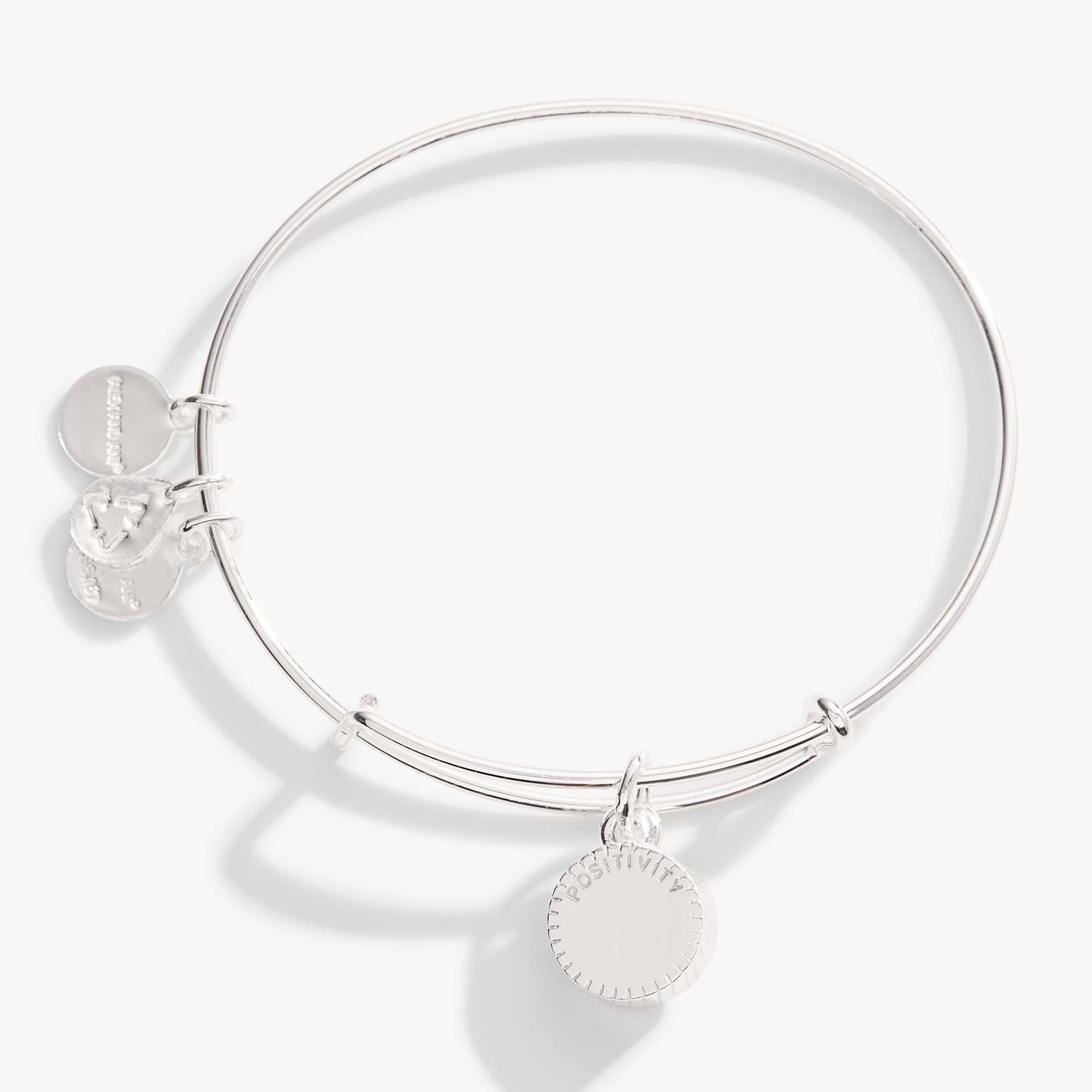 August Birthstone Charm Bangle, Peridot, Bracelets, $ 28.00, A Moment Of Now™