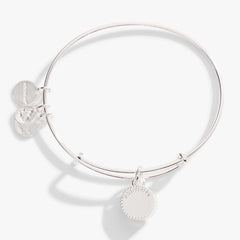 August Birthstone Charm Bangle, Peridot, Bracelets, $ 28.00, A Moment Of Now™