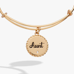 Aunt 'A Trusting Guide Forever By My Side' Charm Bangle, Bracelets, $ 24.00, A Moment Of Now™