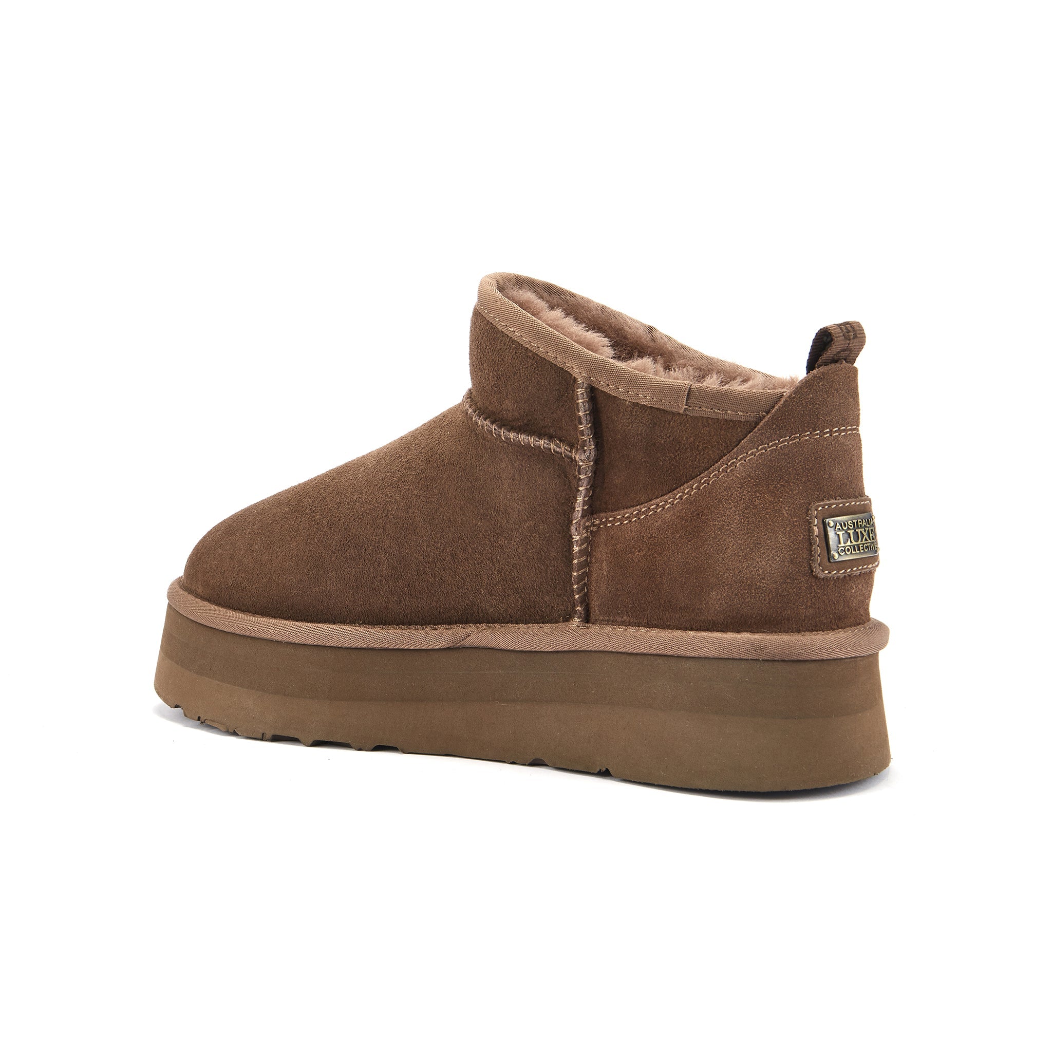 COSY ULTRA SHORT PLATFOAM BOOTS CLAY