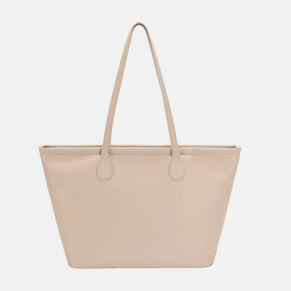David Jones PU Leather Tote Bag - Chic & Versatile, Totes, $ 49.00, A Moment Of Now™