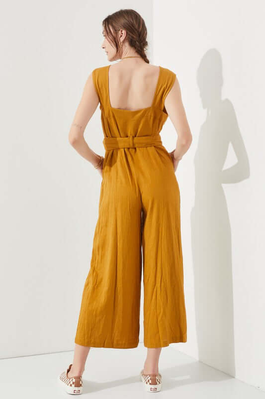 Stylish Sleeveless Square Neck Jumpsuit, Jumpsuits, $ 86.95, A Moment Of Now™