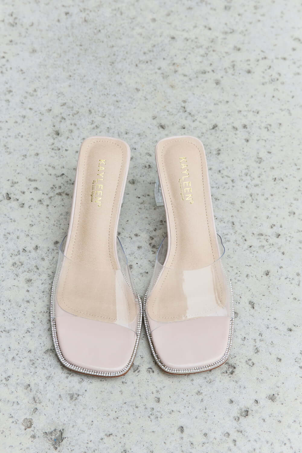 Make Myself Clear Strap Mule Block Heels Sandals - Chic Style, Heeled Sandals, $ 39.00, A Moment Of Now™
