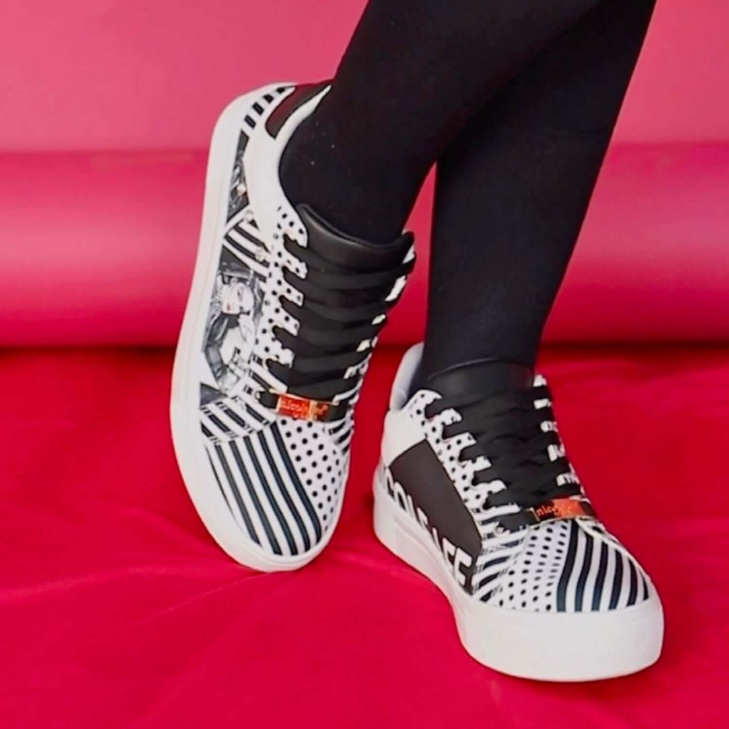 Nicole Lee USA Printed Vegan Leather Lace Up Sneaker, Nicole Lee USA, $ 59.00