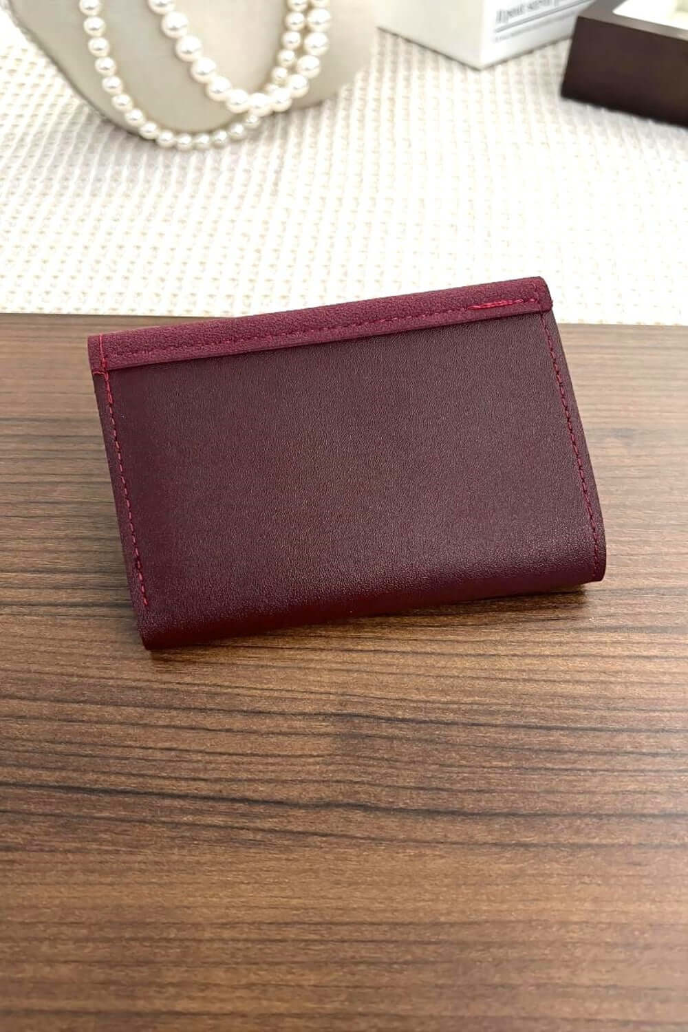 Minimalist PU Leather Compact Trifold Wallet, Zenana, $ 18.00