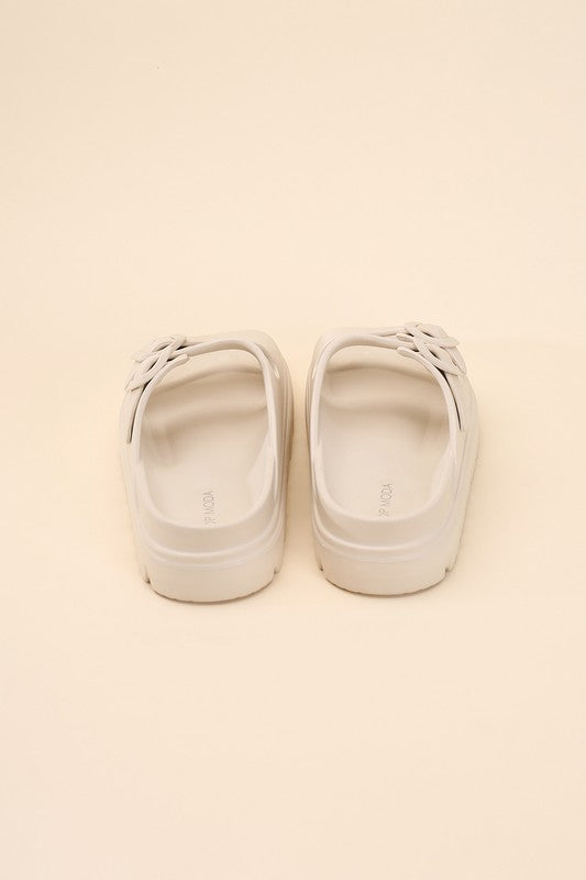 Shop Women's Cairo Double Buckle Strap Eva Sandals | Boutique Footwear, Sandals, USA Boutique