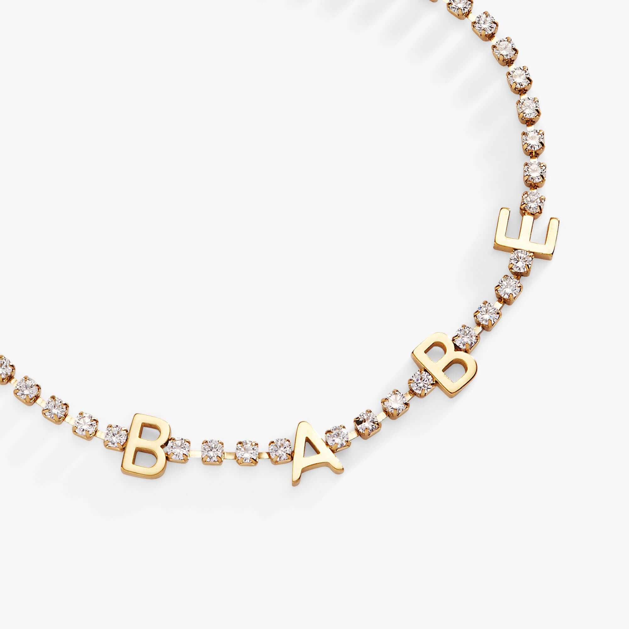 "Babe" Crystal Tennis Bracelet, Bracelets, $ 38.00, A Moment Of Now™