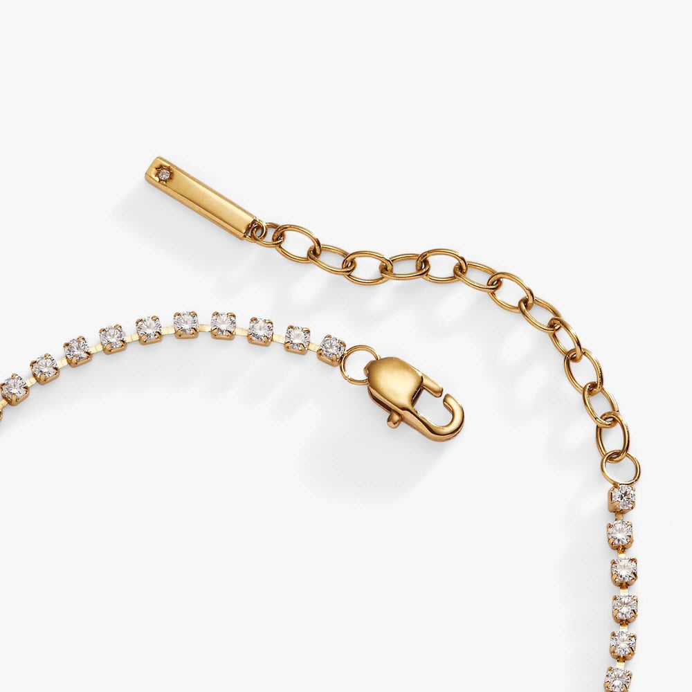 "Babe" Crystal Tennis Bracelet, Bracelets, $ 38.00, A Moment Of Now™