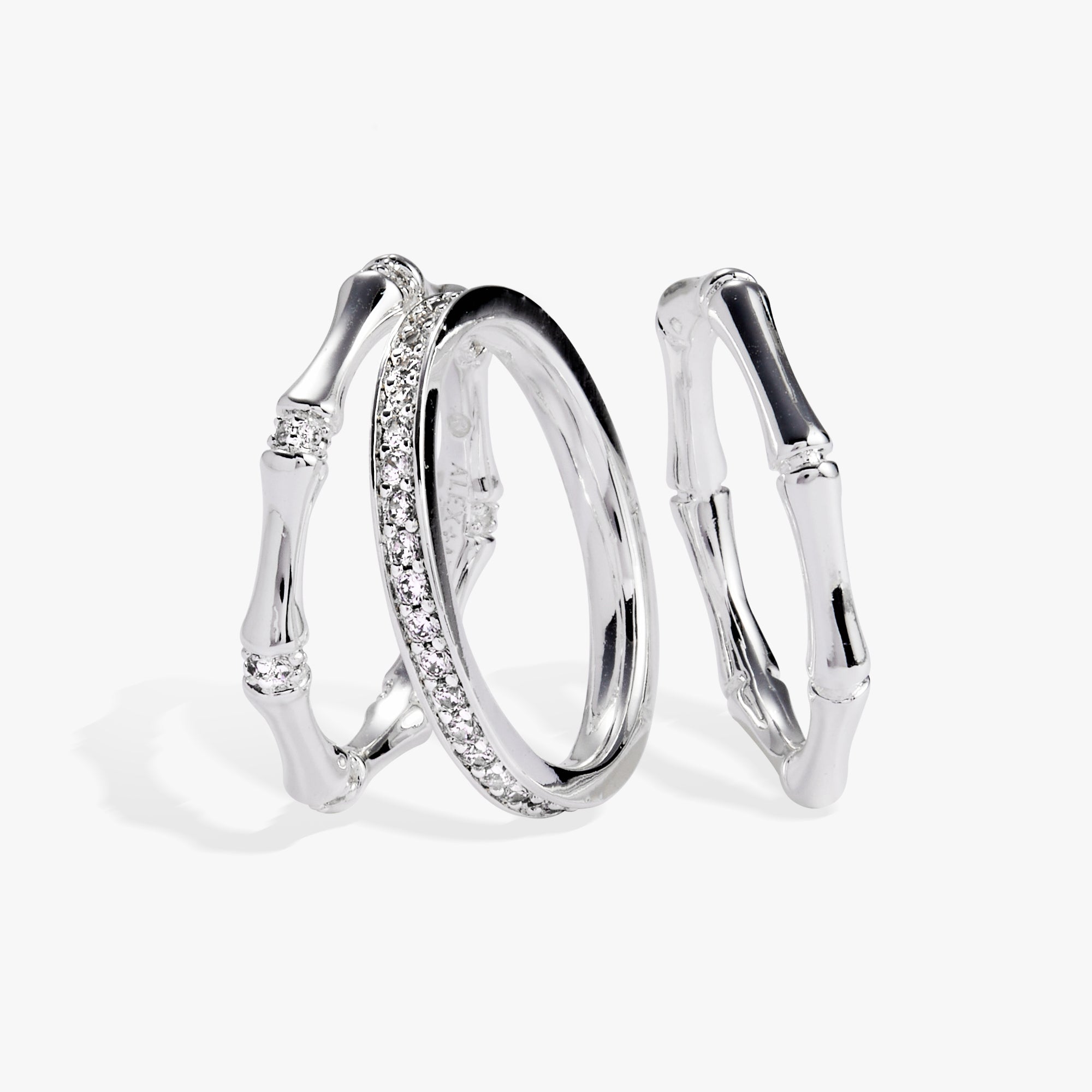 Bamboo Trio Ring Set, Rings, $ 44.00, A Moment Of Now™