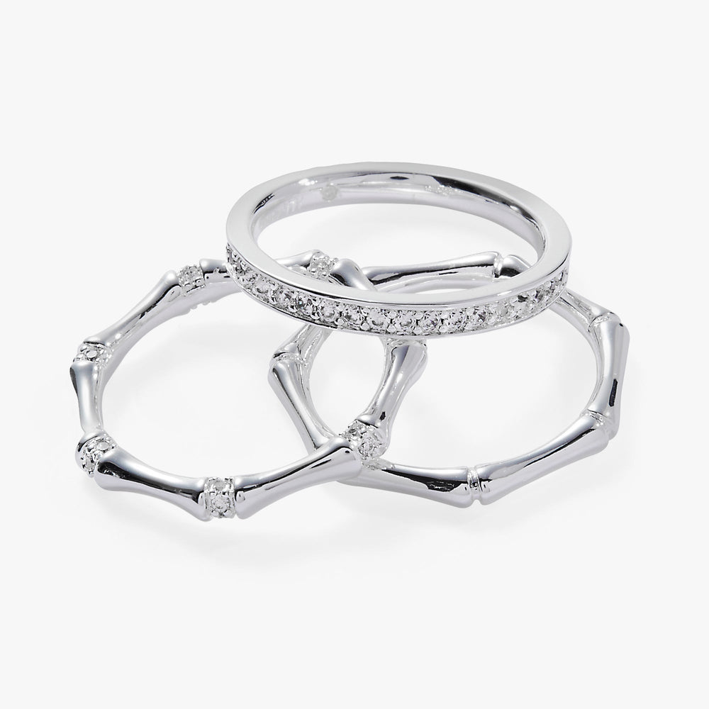 Bamboo Trio Ring Set, Rings, $ 44.00, A Moment Of Now™