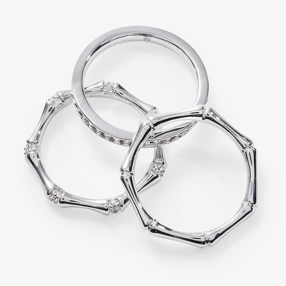 Bamboo Trio Ring Set, Rings, $ 44.00, A Moment Of Now™