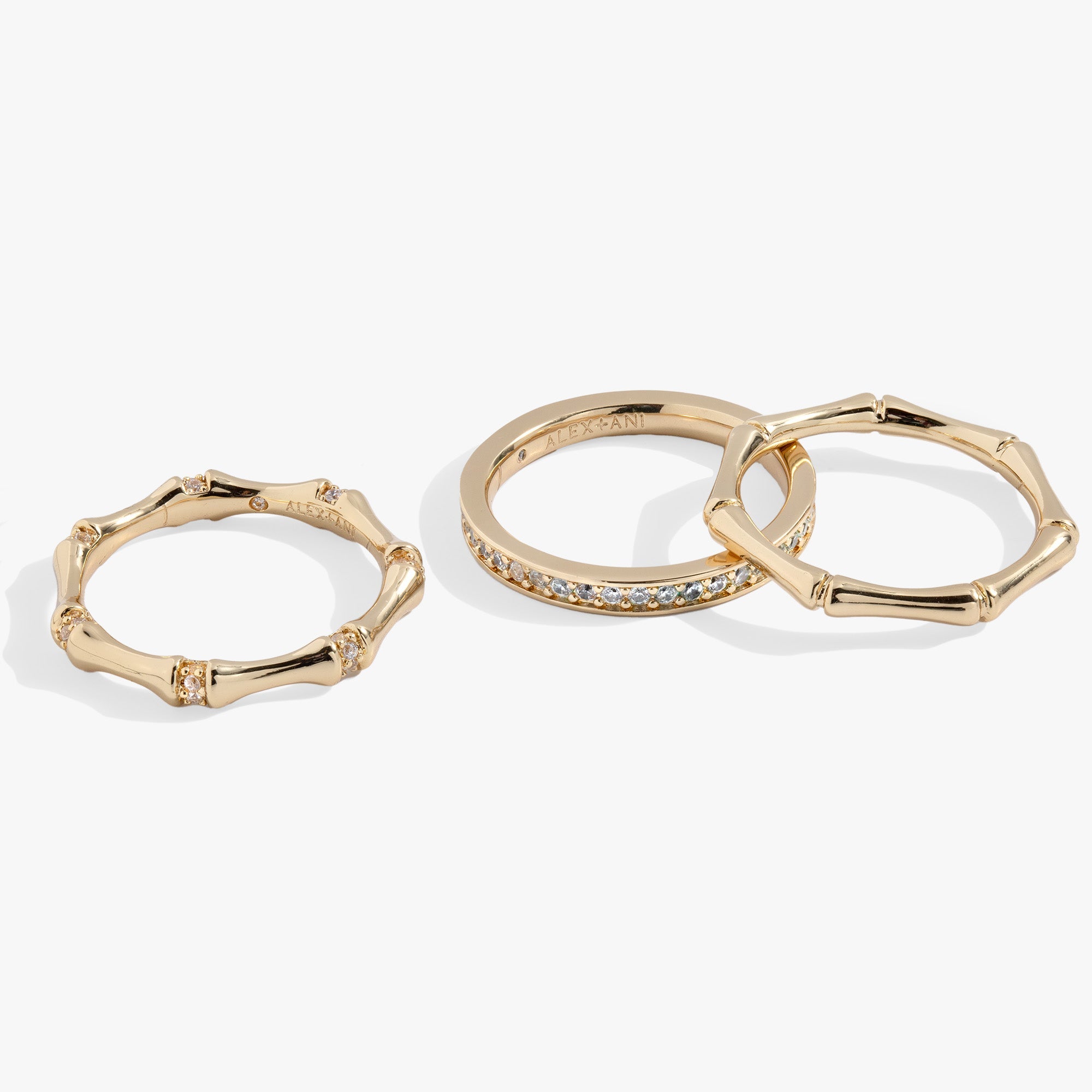 Bamboo Trio Ring Set, Rings, $ 44.00, A Moment Of Now™