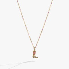 Barbie™ Cowboy Boot Pendant Necklace, Necklaces, $ 48.00, A Moment Of Now™