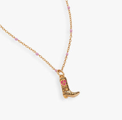 Barbie™ Cowboy Boot Pendant Necklace, Necklaces, $ 48.00, A Moment Of Now™