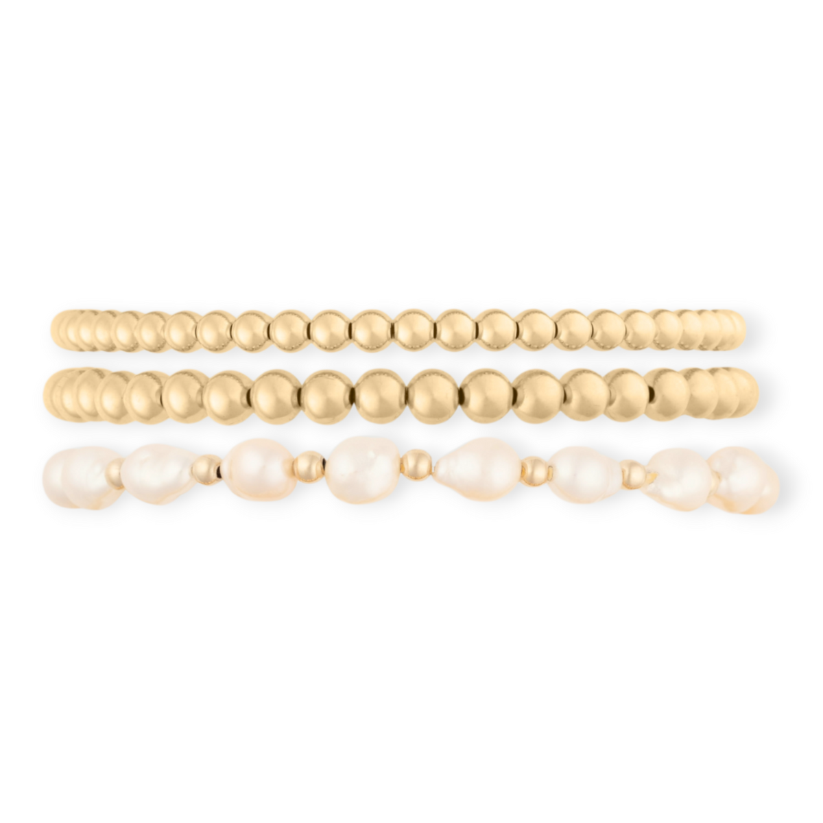 baroque juno bracelet triple stack (4+5+7mm), Bracelets, $ 192.00, A Moment Of Now™