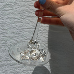 Good Vibes Wine Glass Charm Set of 4, Accessories, $ 4.90, A Moment Of Now™
