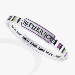 BEETLEJUICE™ 'Say It Once. Say It Twice. Third Time's A Charm' Bangle, Bracelets, $ 48.00, A Moment Of Now™