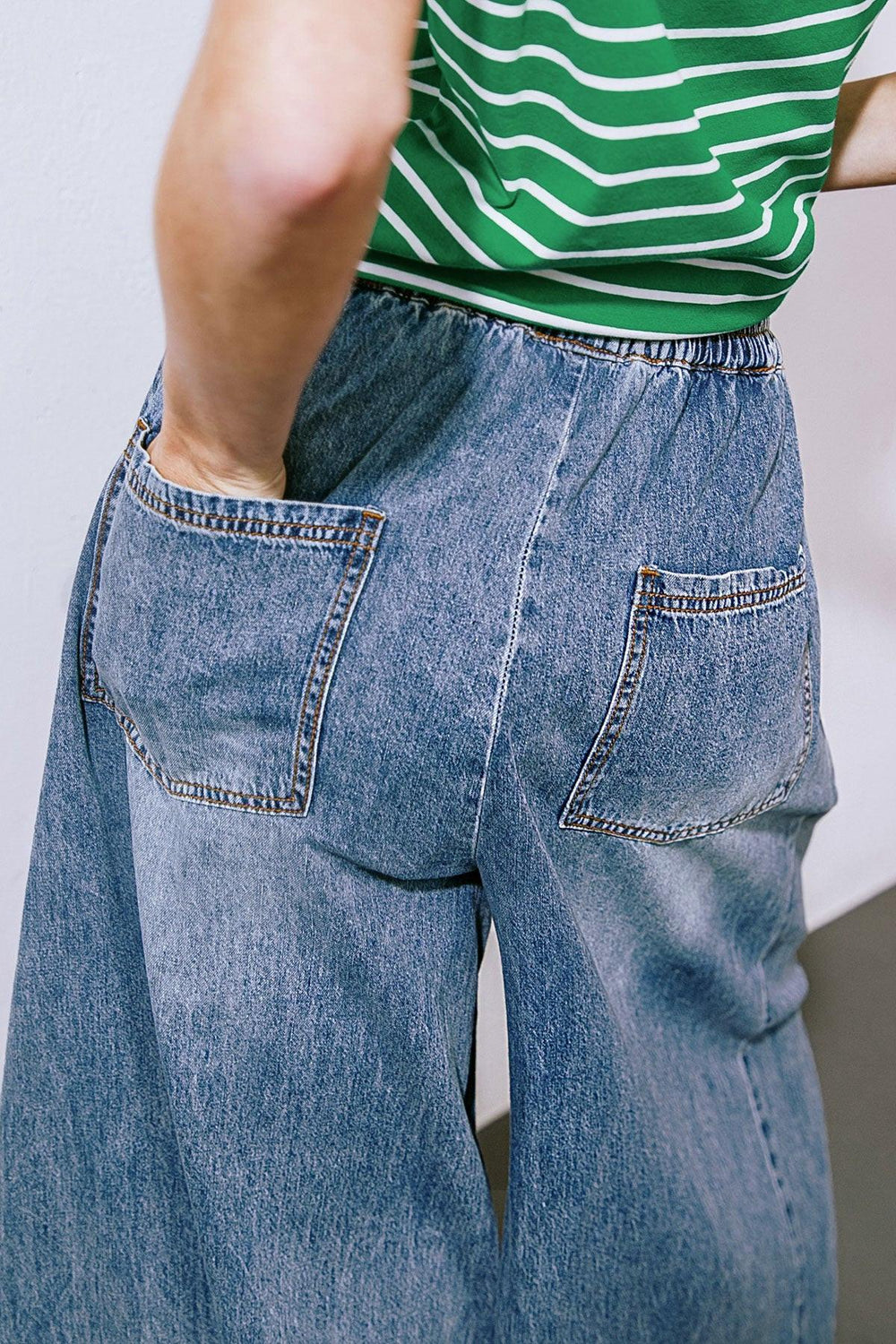 Streetside Sonnet Denim Pants, PANTS, $ 50.00, A Moment Of Now™