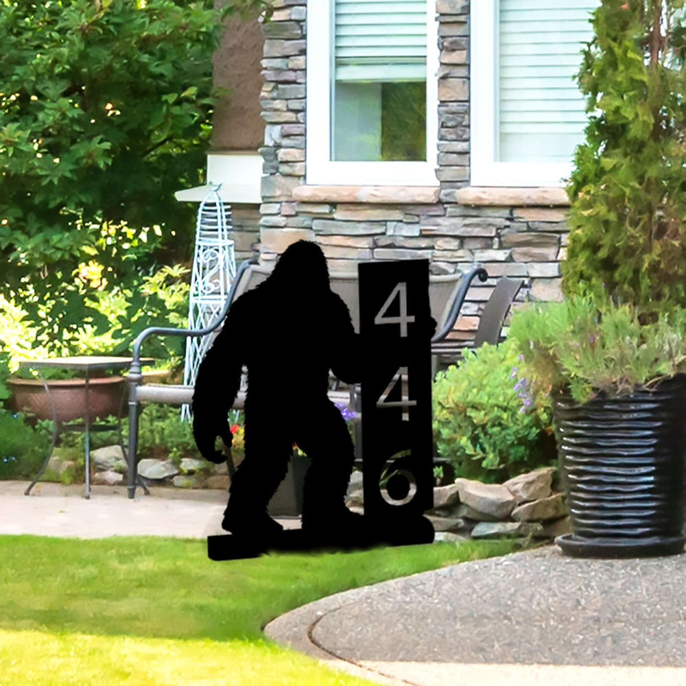 Custom Bigfoot House Number Package - Unique Address Sign, Metal Signs, $ 62.95, A Moment Of Now™