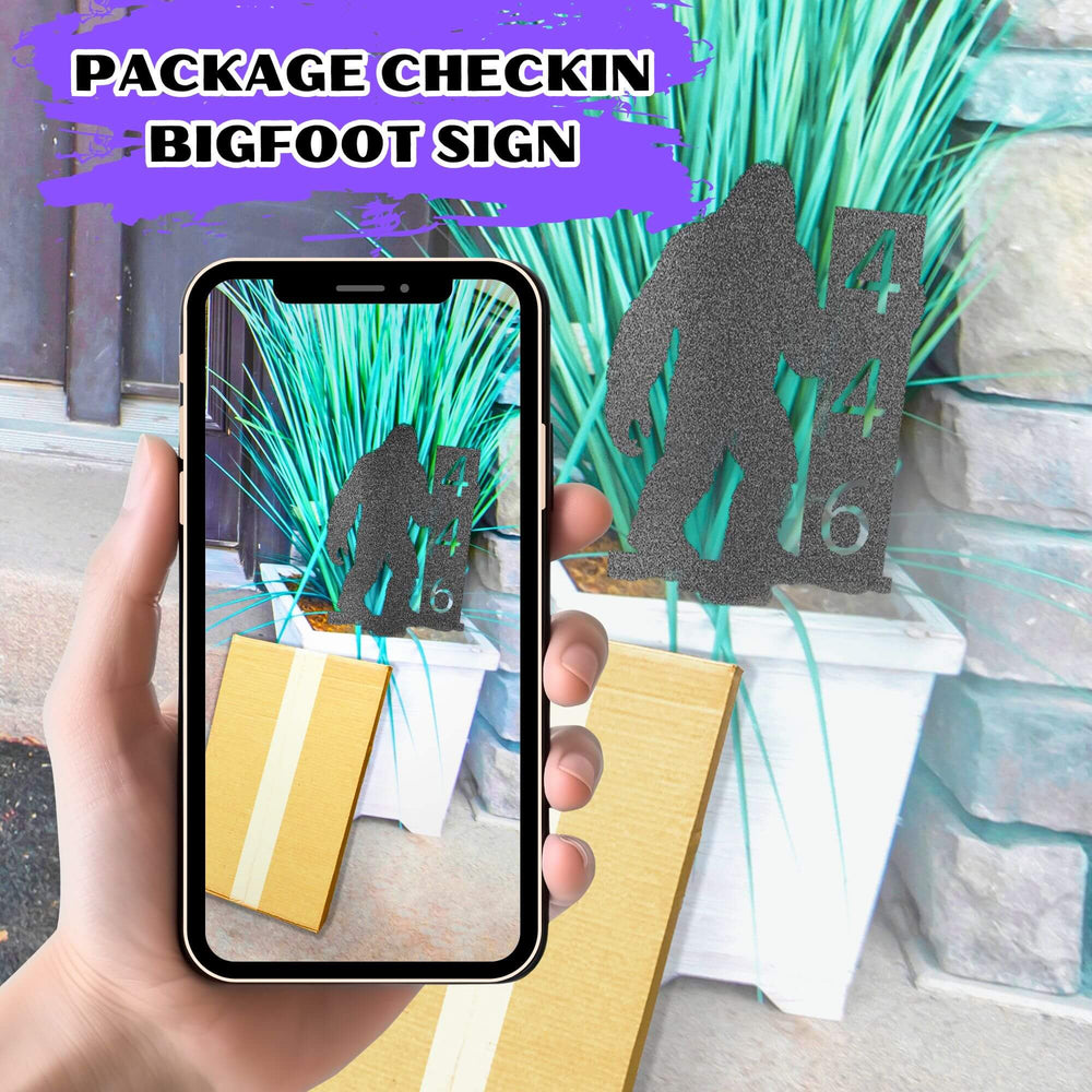 Custom Bigfoot House Number Package - Unique Address Sign, Metal Signs, $ 62.95, A Moment Of Now™