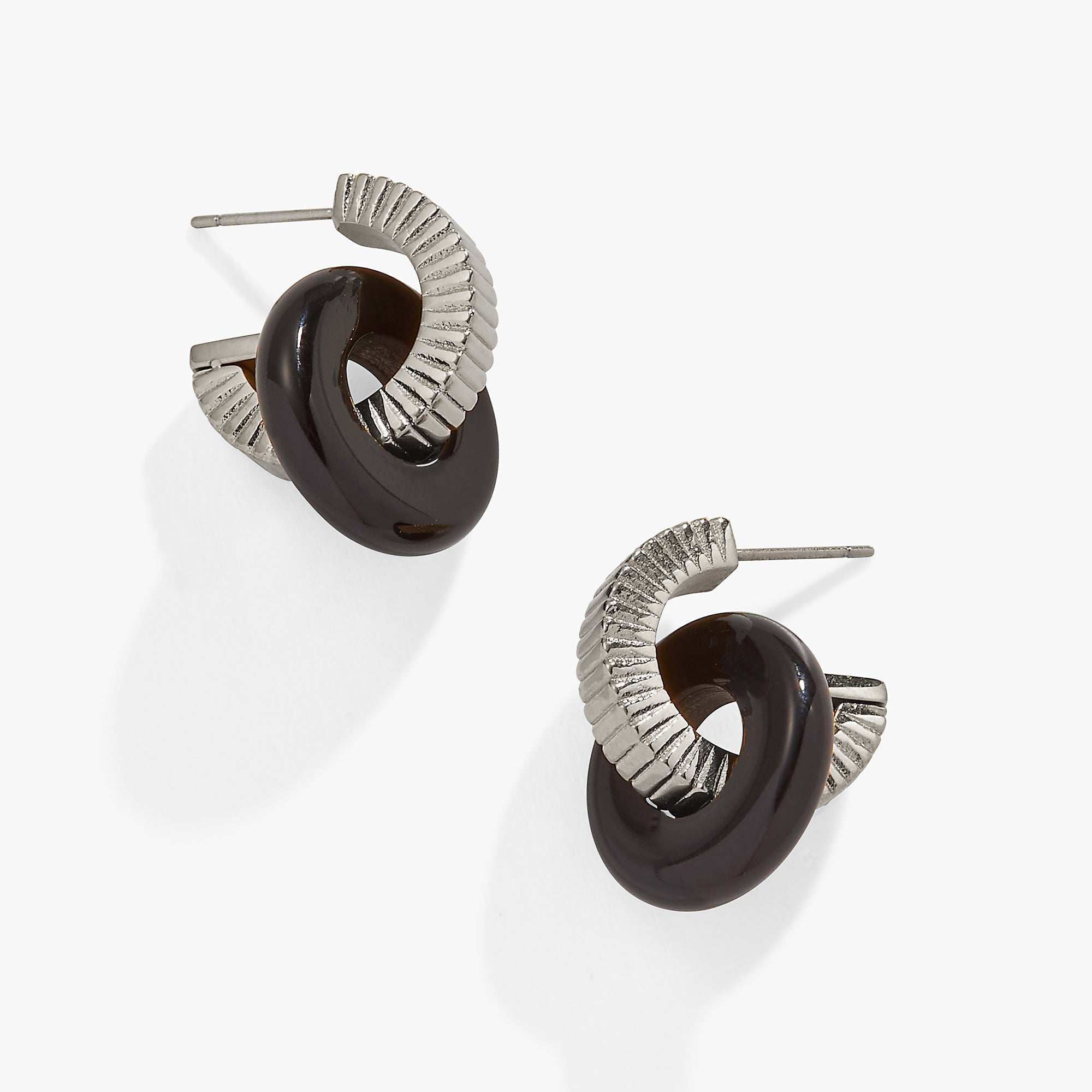 Black Onyx Textured Earrings, Earrings, $ 18.90, A Moment Of Now™