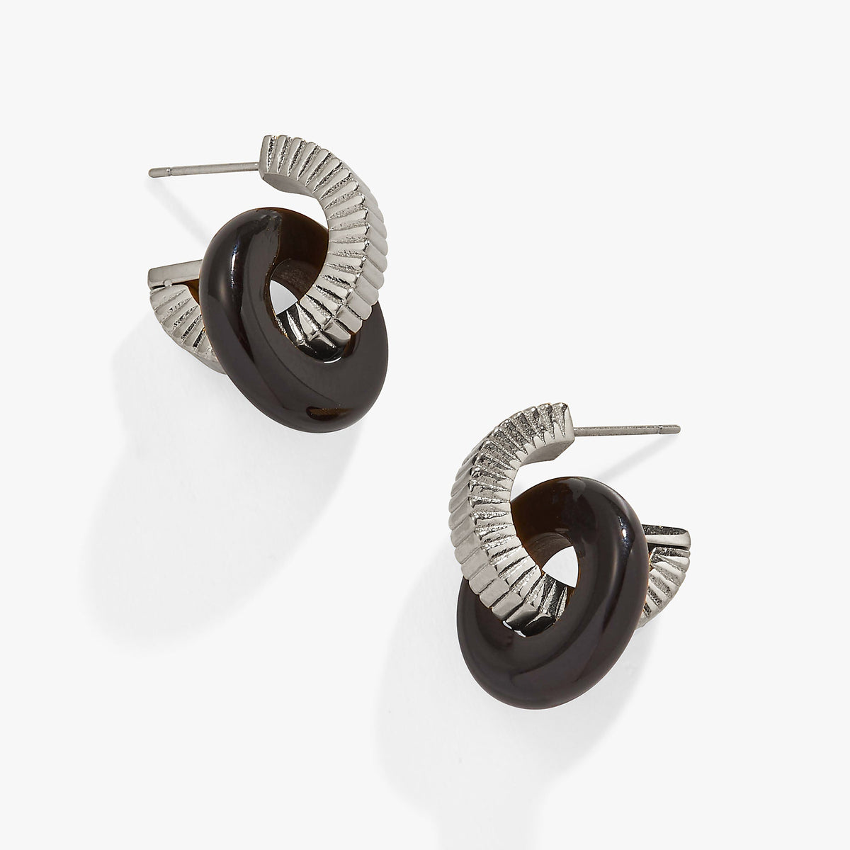 Black Onyx Textured Earrings, Earrings, $ 18.90, A Moment Of Now™